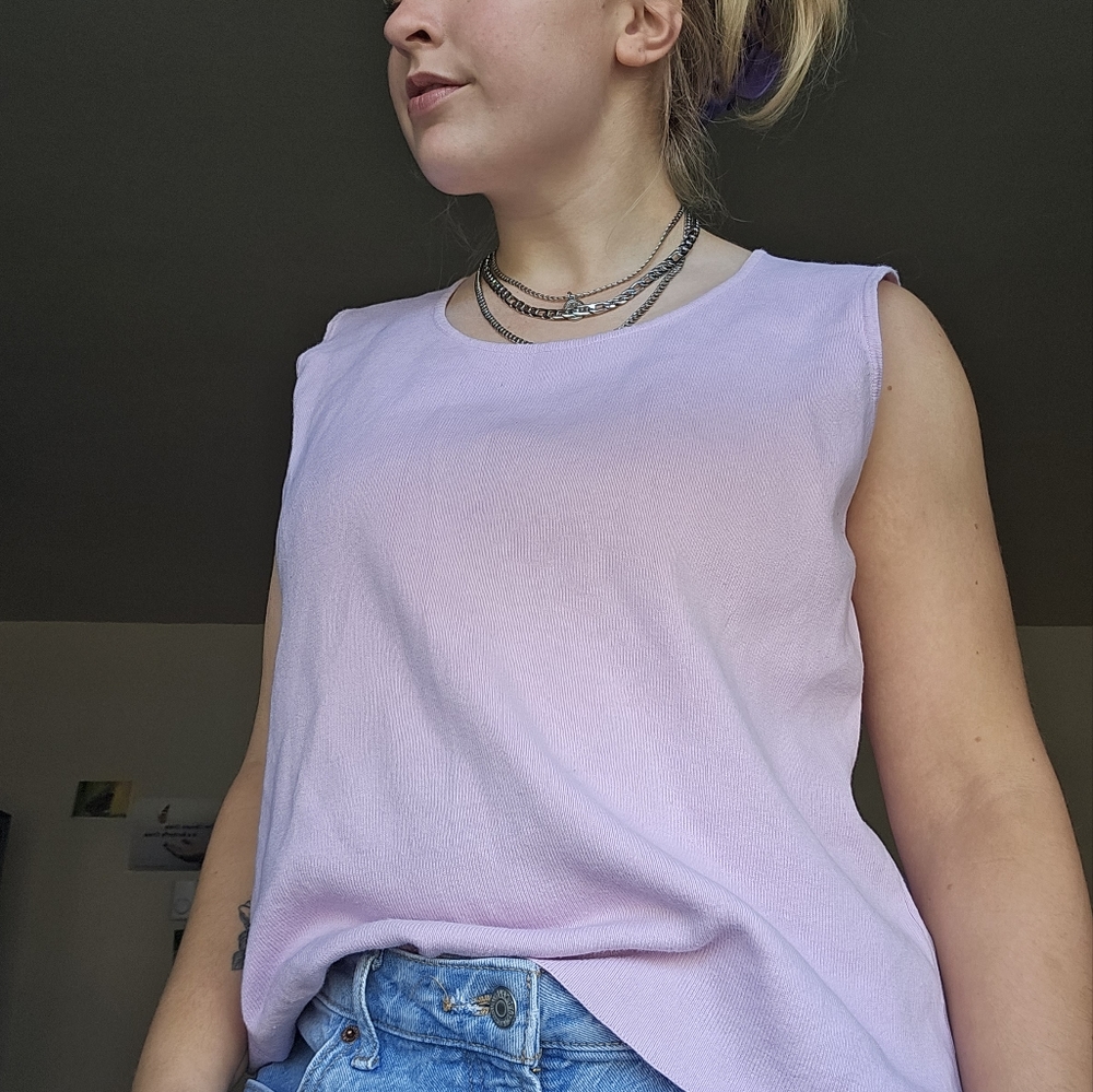 COQUETTE TANK TOP | women's size L